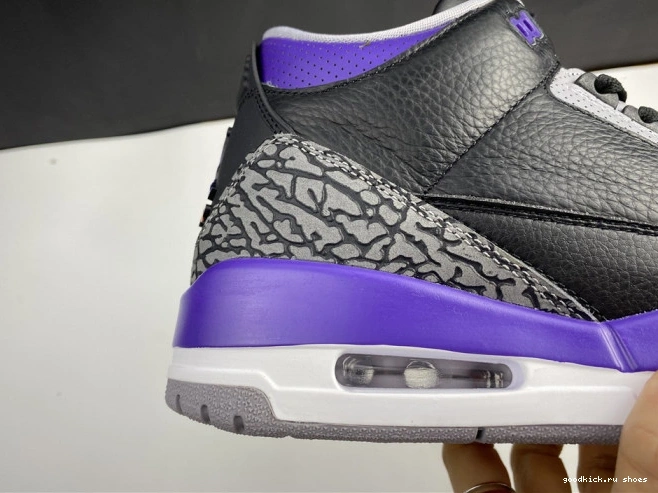 Rep 050 Court Black Jordan Retro CT8532 Purple 3 Air 0701